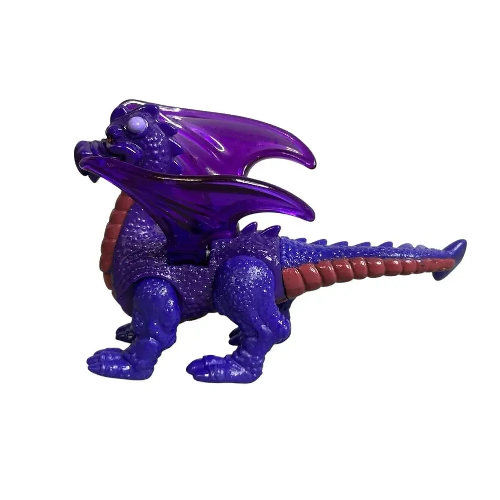 Disney Animal Kingdom Dragon Purple 1998 McDonalds Toy Vintage